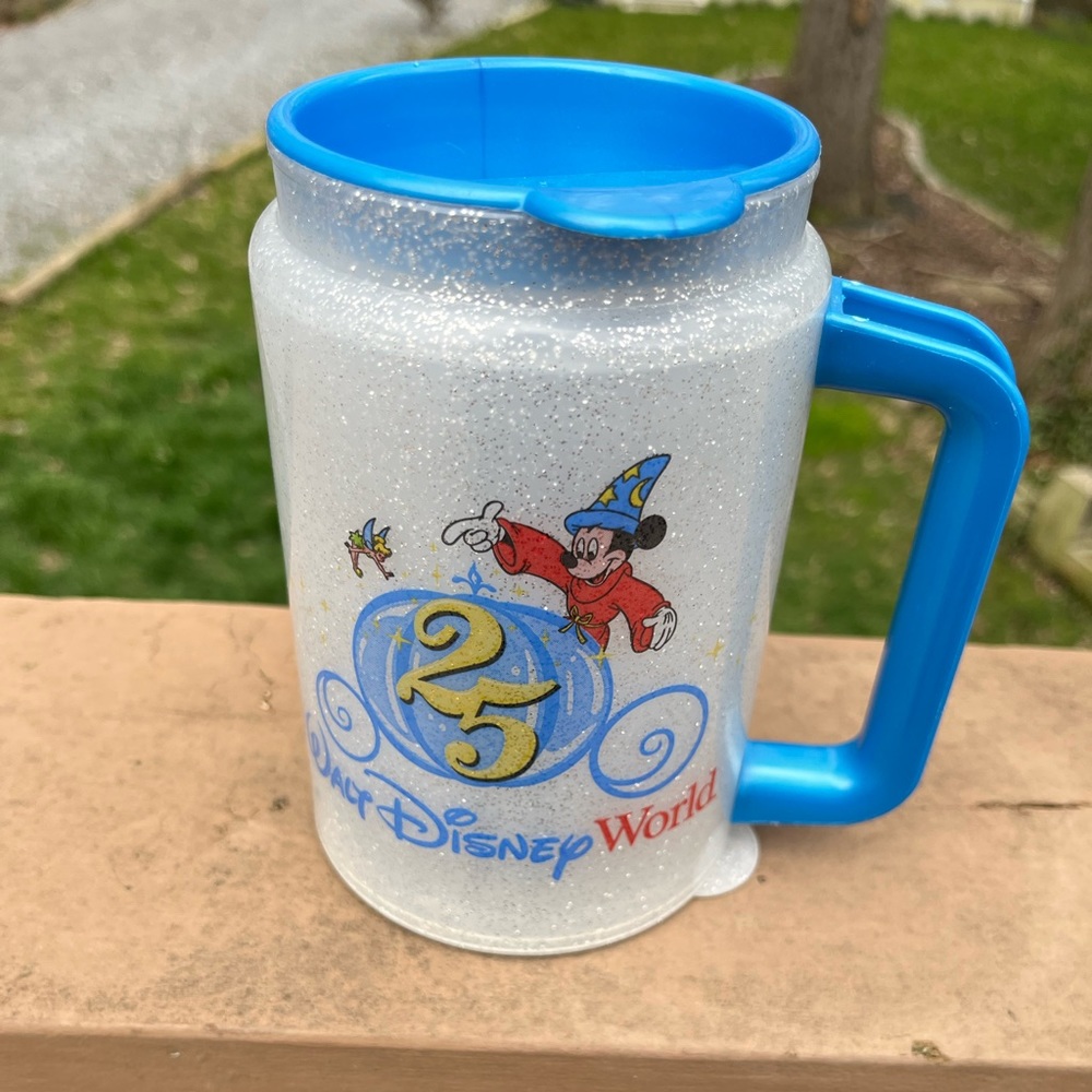 Disney 25th Anniversary plastic mug